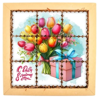 Набор печенья "Весенние тюльпаны" 3