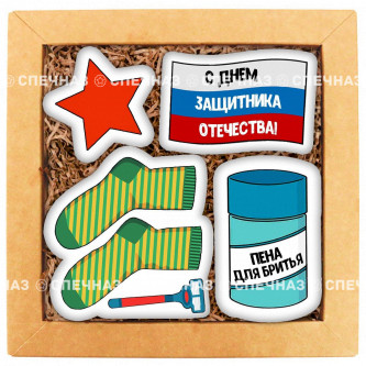 Набор печенья "Набор защитника Ретро"