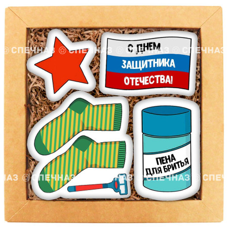 Набор печенья "Набор защитника Ретро"