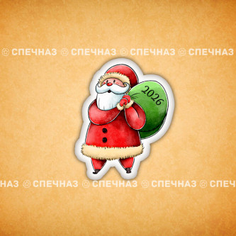 Печенье индивидуальное "Дед Мороз с подарками 2" 2026