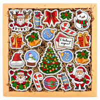 Набор печенья "Веселые дед Морозы" 2026