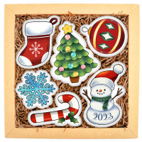 Набор печенья "Снеговичок и компания"