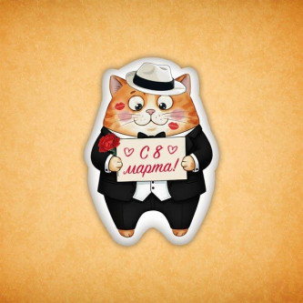 Набор печенья "Котик с 8 марта" 5