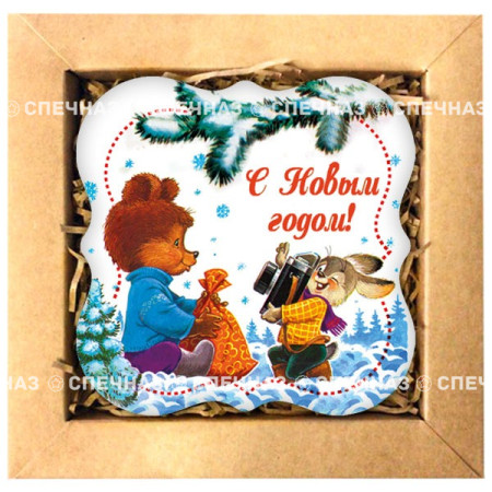 Набор печенья "Зайка и медвежка"