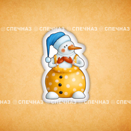 Печенье индивидуальное "Снеговик"