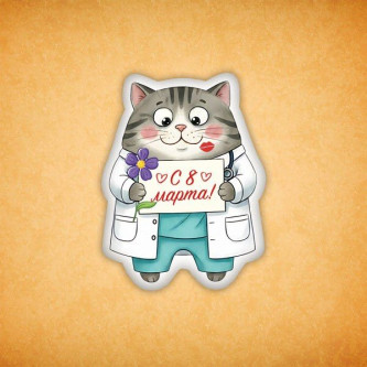 Набор печенья "Котик с 8 марта" 7