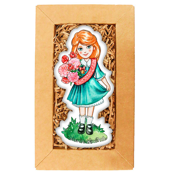 Печенье в подарок учителям и школьникам Набор печенья "Выпускница" 2  