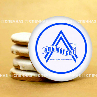 Печенье брендированное "Альмагест" 8см