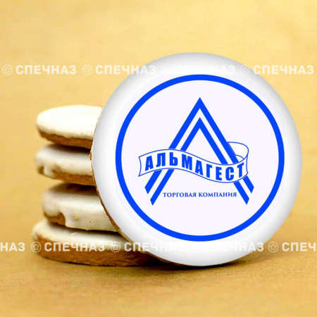 Печенье брендированное "Альмагест" 8см
