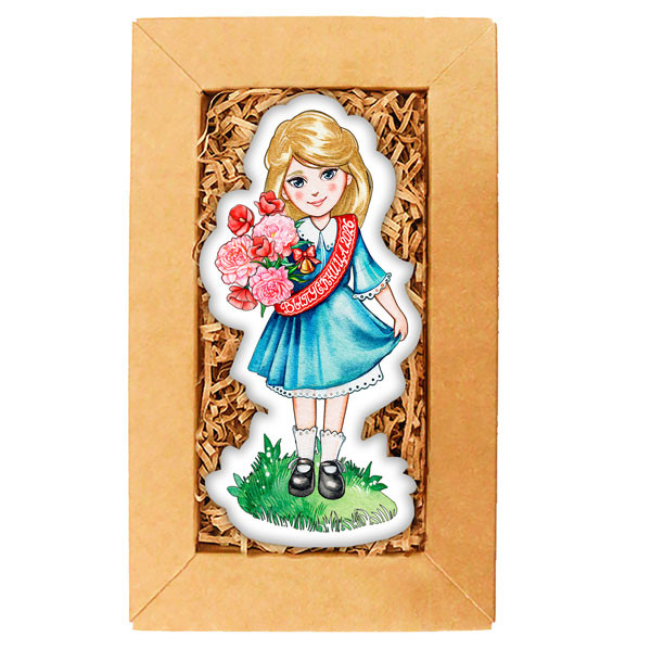 Печенье в подарок учителям и школьникам Набор печенья "Выпускница" 3  